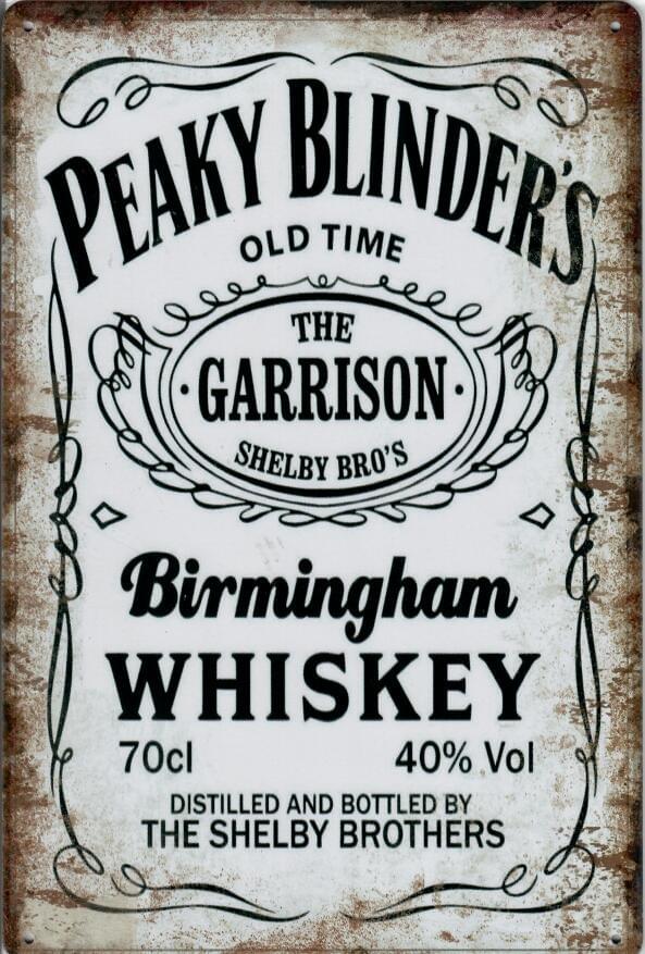 Peaky Blinders Whisky - Old-Signs.co.uk